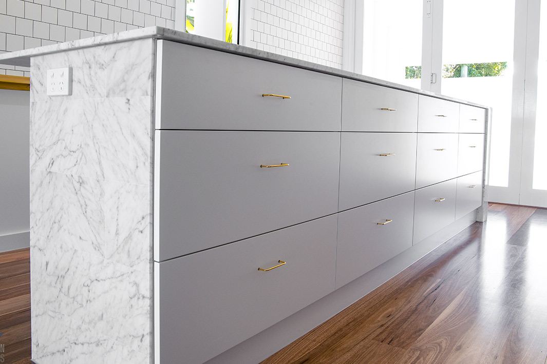 kitchen countertop at house on McGregor Street, Clayfield