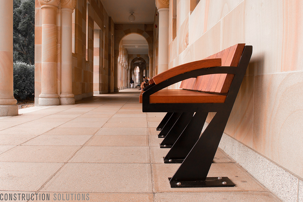 bench at uq great court